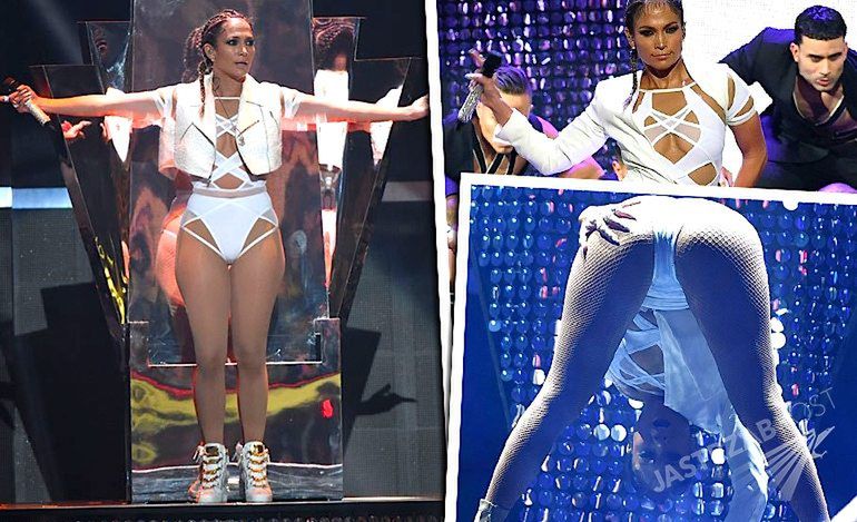 Piekielnie seksowna Jennifer Lopez wygina się na wielkiej muzycznej gali. Odsłoniła sporo ciała [WIDEO]