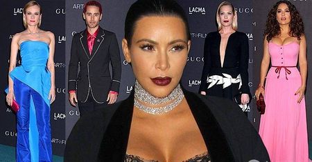 Gwiazdy w drogich kreacjach na gali LACMA 2015: Kim Kardashian, Salma Hayek, Gwyneth Paltrow...