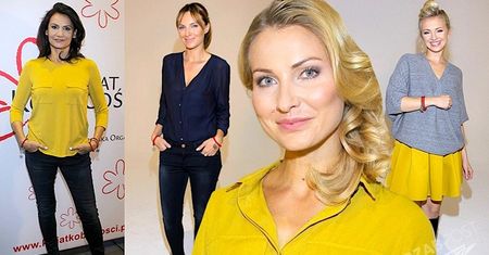Barbara Kurdej-Szatan, Joanna Moro, Sylwia Gliwa w kampanii społecznej. Poparcie wyraziły kolorem [zdjęcia]