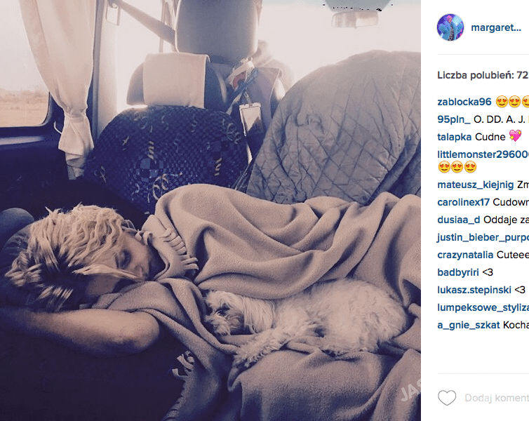 Margaret przed galą MTV EMA 2015 (Instagram)