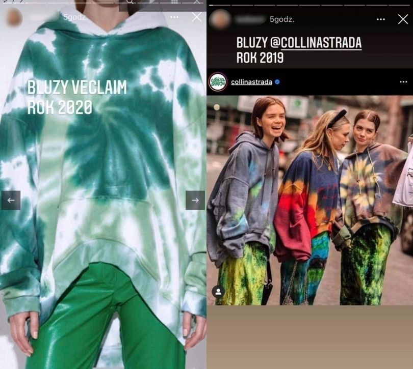 Bluzy z nowej kolekcji Veclaim vs. projekty nowojorskiej marki Collina Strada