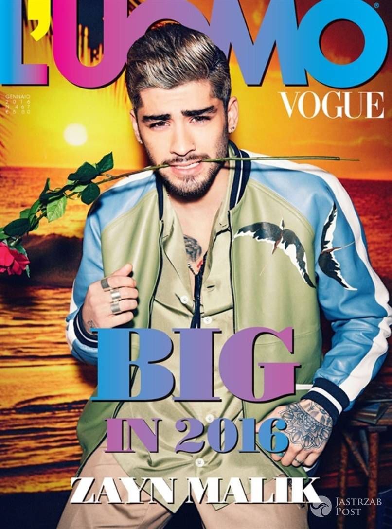 Zayn Malik, Vogue L'Uomo 2016