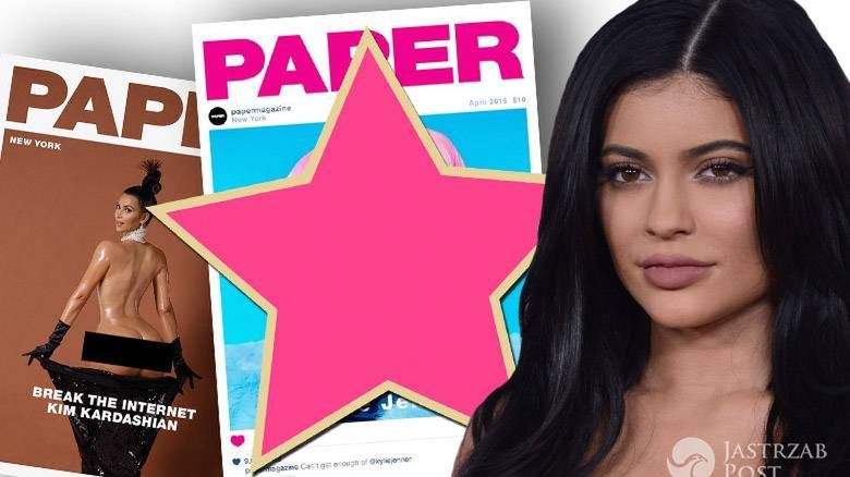 Plastikowa Kylie Jenner na okładce Paper Magazine (kwiecień 2016)