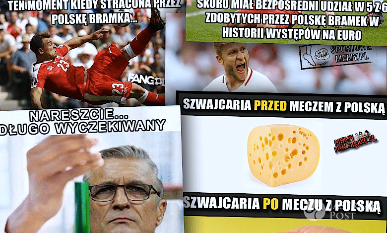 Długo nie czekaliśmy. Internet już zalały memy po meczu Polska-Szwajcaria! Ten z serem jest najlepszy :) [GALERIA]