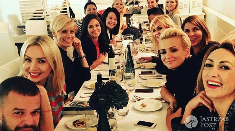 Gwiazdy TVN na kolacji u Kingi Rusin