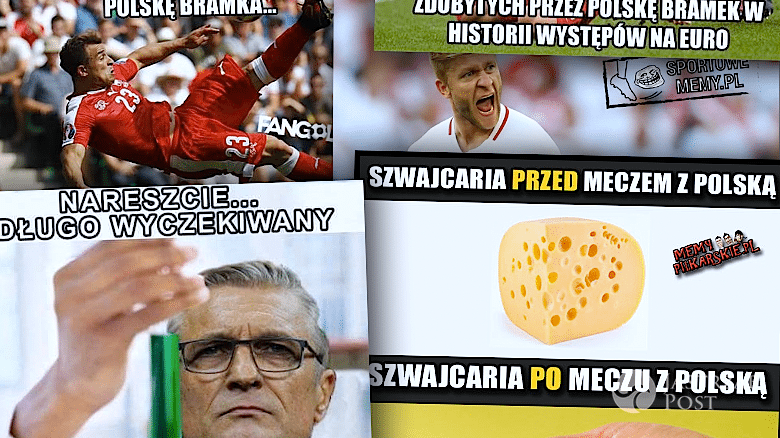 Memy po meczu Polska-Szwajcaria na EURO 2016