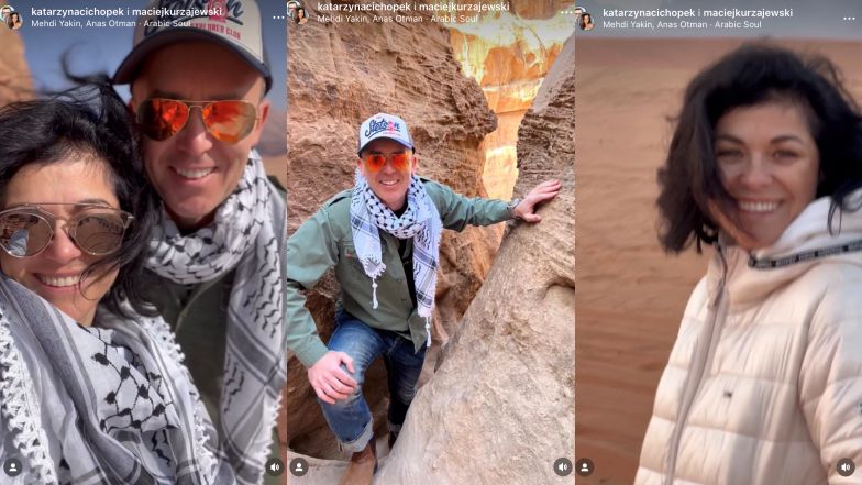 Katarzyna Cichopek i Maciej Kurzajewski relacjonują wspólny urlop