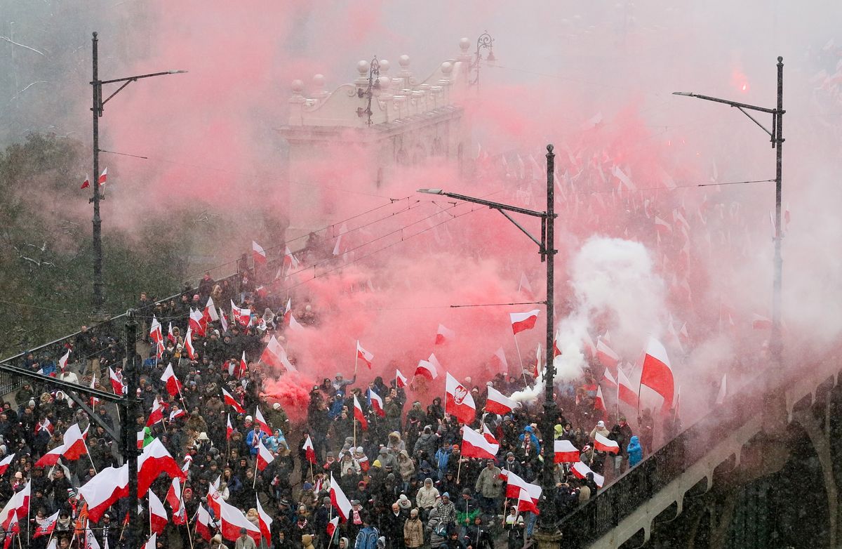 Marsz Niepodległości pod hasłem "My chcemy Boga". W sieci zawrzało