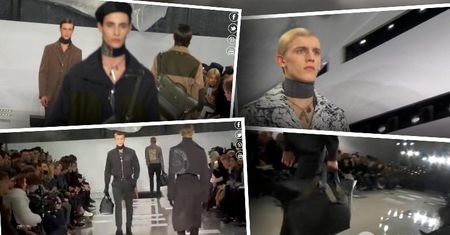 Stonowane kolory, linie blisko ciała, płaszcze z aksamitu, nadruki. Zobacz, jak Louis Vuitton widzi modę męską na kolejny sezon jesienny