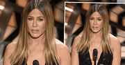 Oscary 2017: 48-letnia Jennifer Aniston kusi dekoltem w odważnej kreacji