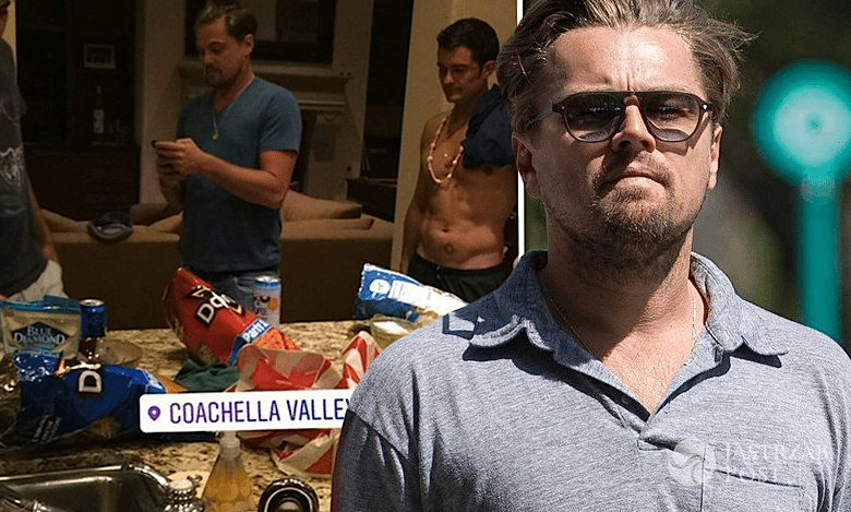 Leonardo DiCaprio Coachella 2017 zdjęcia z Orlando Bloomem