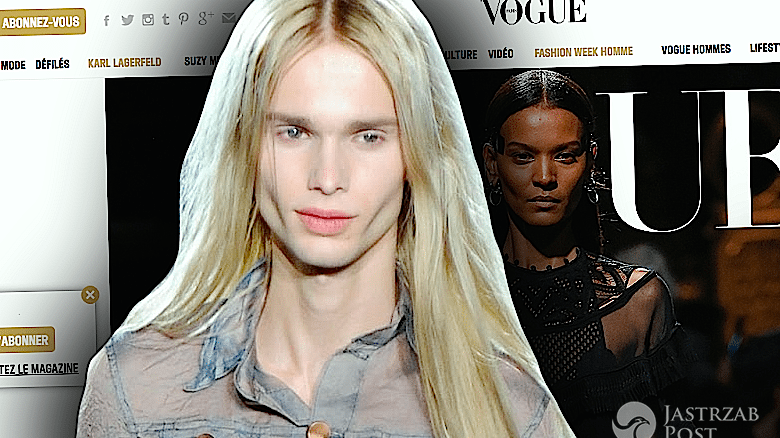 Mateusz Maga w Vogue Paris francuski 2017