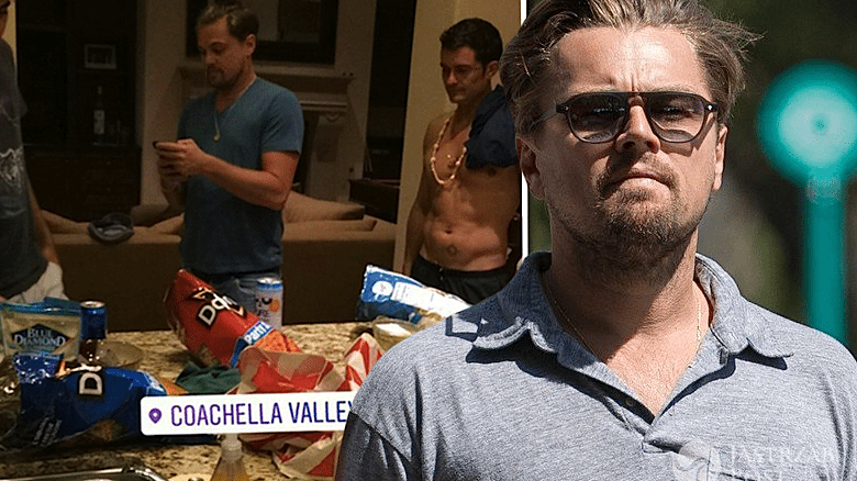 Leonardo DiCaprio Coachella 2017 zdjęcia z Orlando Bloomem