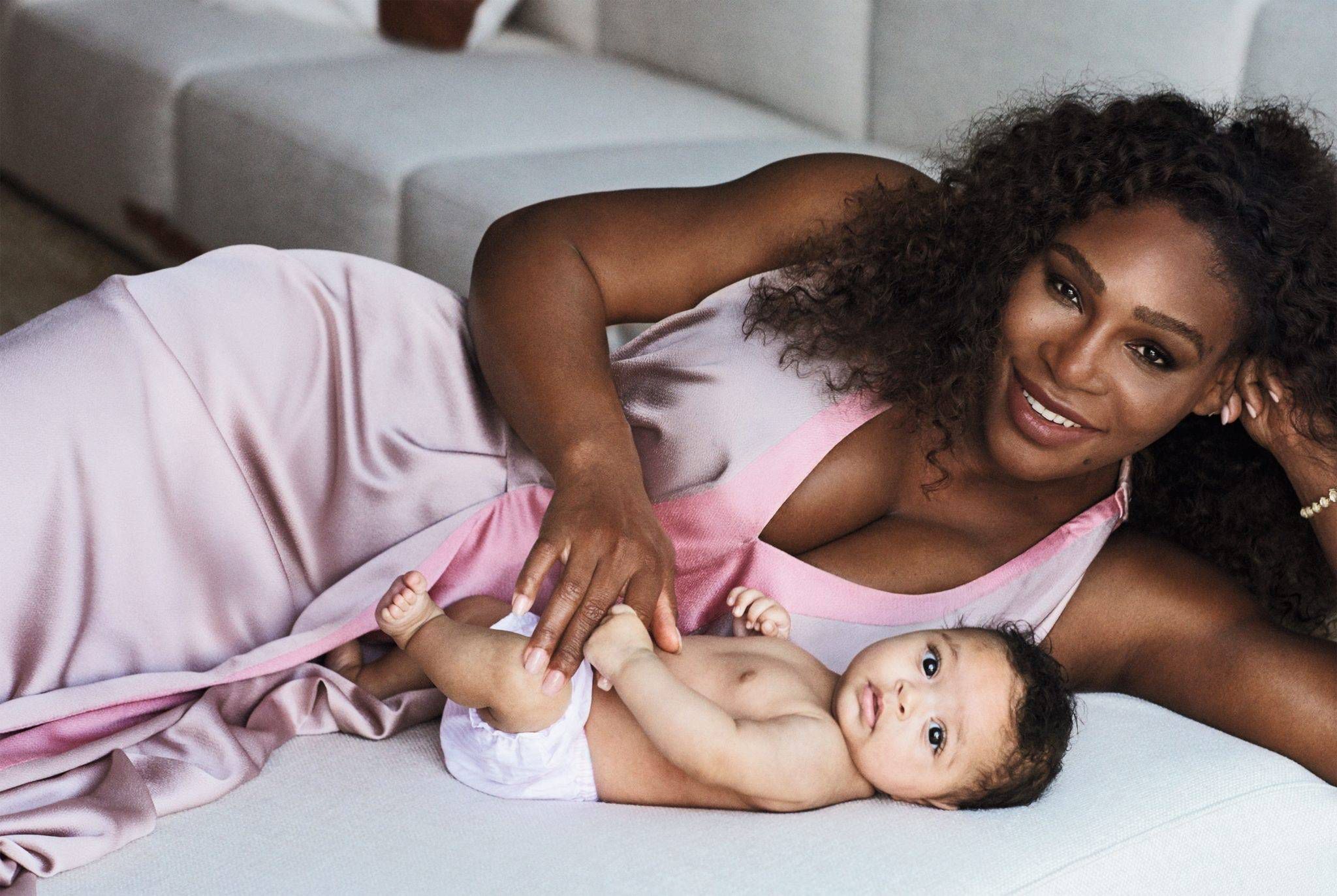 Serena WIlliams z córką Olimpią

fot. Vogue
