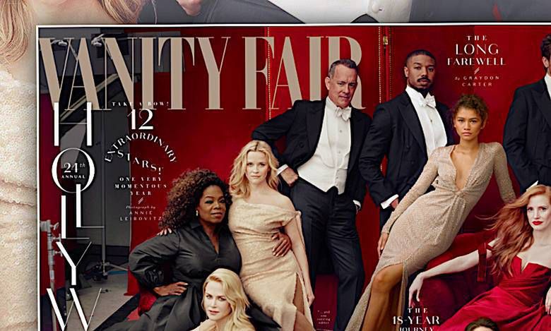 Prawdziwy rarytas! Tłum gorących hollywoodzkich gwiazd na najnowszej okładce "Vanity Fair"!