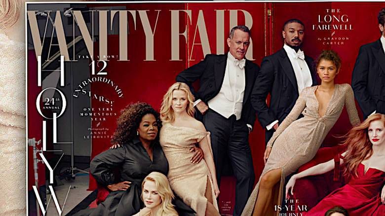 Vanity Fair marzec 2018 okładka z gwiazdami