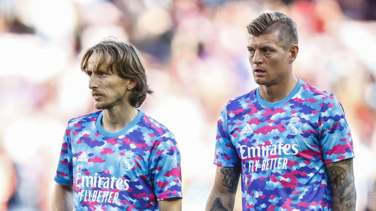 Luka Modrić (z lewej) i Toni Kroos