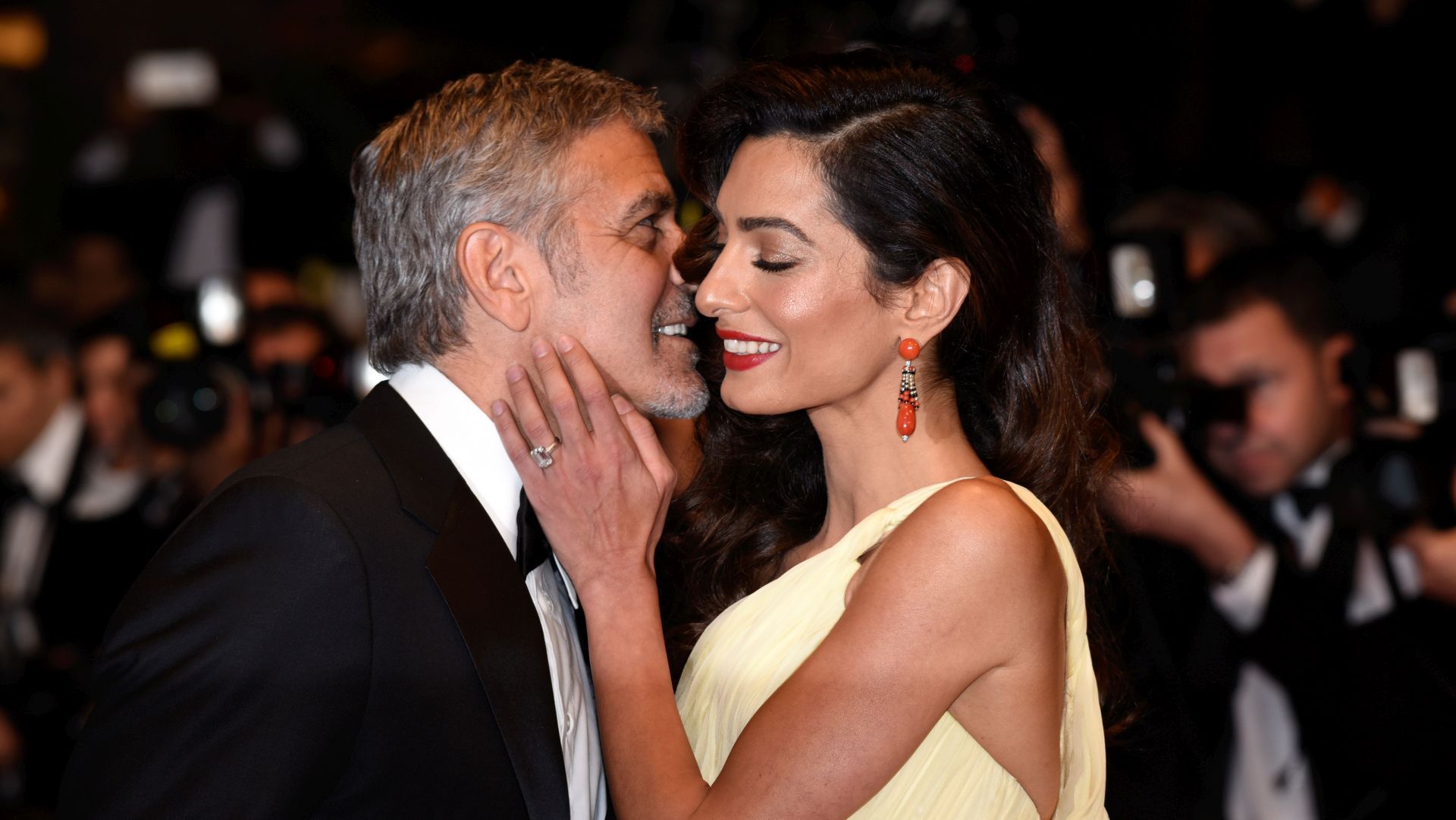 George Clooney z żoną Amal.