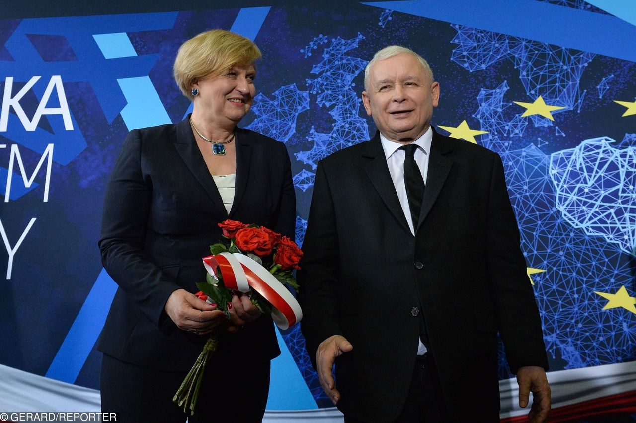 Wybory do PE. Prezes PiS ruszył na pomoc Annie Fotydze