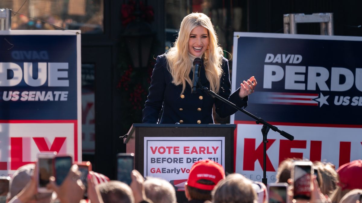 Ivanka Trump wzięła udział w wiecu wyborczym Republikanów w Georgii