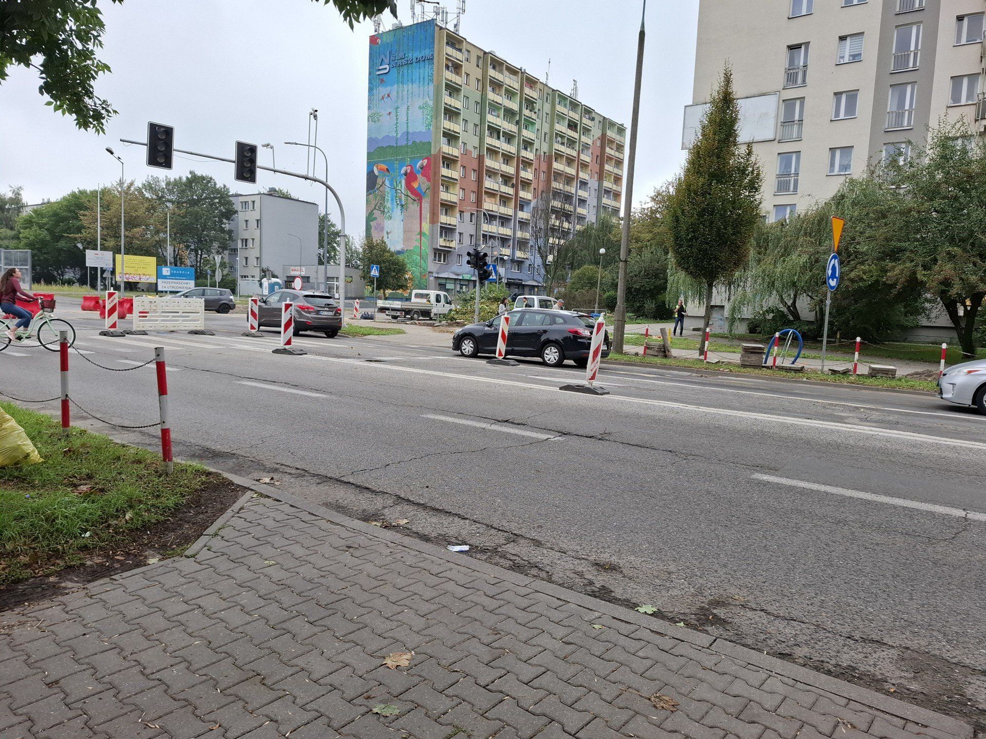 Na miejscu budowy