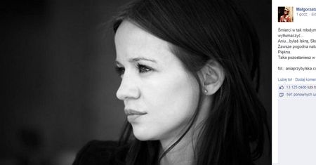 Gwiazdy żegnają Annę Przybylską: "Dokądkolwiek się wybierasz, tam też będą Cię uwielbiać"