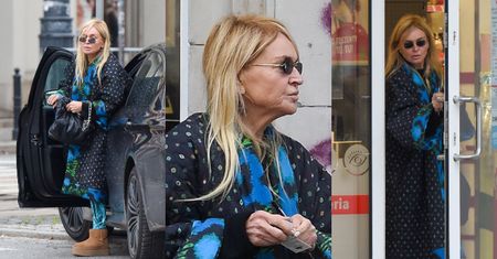 Monika Olejnik parkuje na miejscu "tylko dla nowożeńców i konduktów pogrzebowych", po czym buszuje między alejkami w drogerii (ZDJĘCIA)