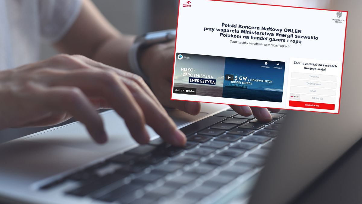 Oszuści podszywają się pod Orlen. Uważaj na tę stronę