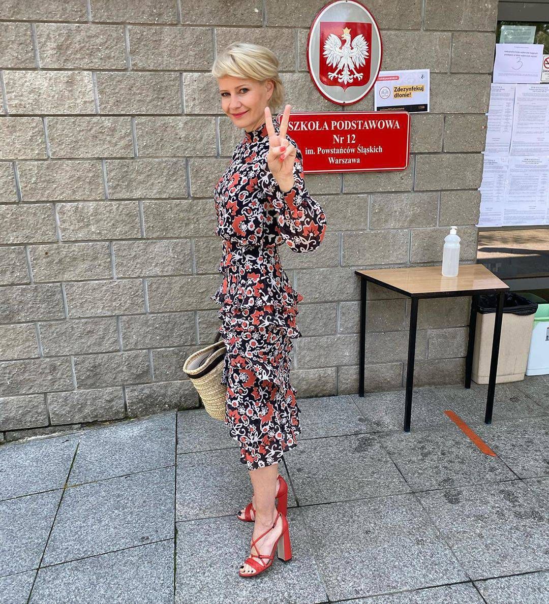 Małgorzata Kożuchowska wybory prezydenckie 2020