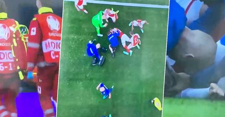 Euro 2020: Dramatyczne sceny. Przerwano mecz. Piłkarz mimo reanimacji nie odzyskuje przytomności. Reprezentacja we łzach