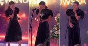 Anna Lewandowska podeszła do mikrofonu i zaczęła płakać. Łzy odebrały jej głos na kilka sekund. "Tak miało nie być"