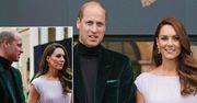 Księżna Kate w zwiewnej sukni na gali. Tym razem spojrzenia kradł książę William. Wszystko za sprawą stylizacji