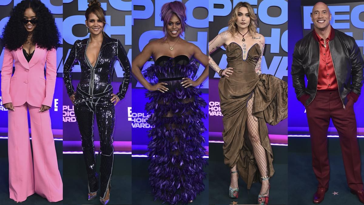 Gwiazdy na People's Choice Awards 2021: Halle Berry, Paris Jackson, Laverne Cox, Dwayne "The Rock" Johnson...