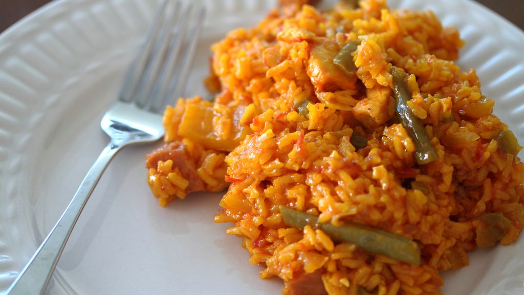 Paella w proszku przygotowana z olejem rzepakowym