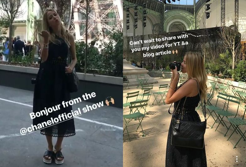 Jessica Mercedes na pokazie Chanel - Pudelek