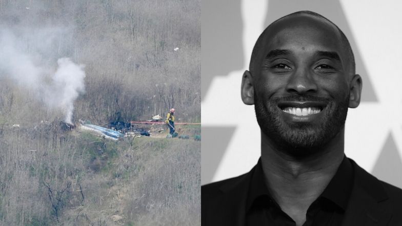 Kobe bryant фото с места крушения