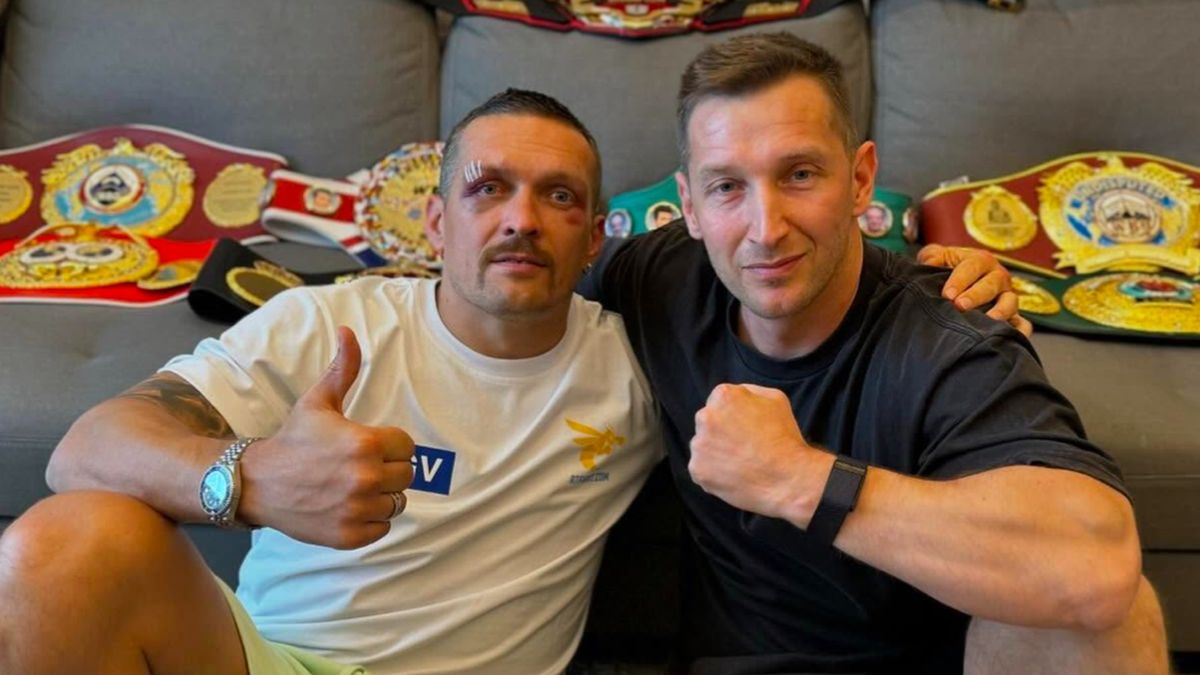 Instagram / Jakub Chycki / Na zdjęciu: Ołeksandr Usyk i Jakub Chycki