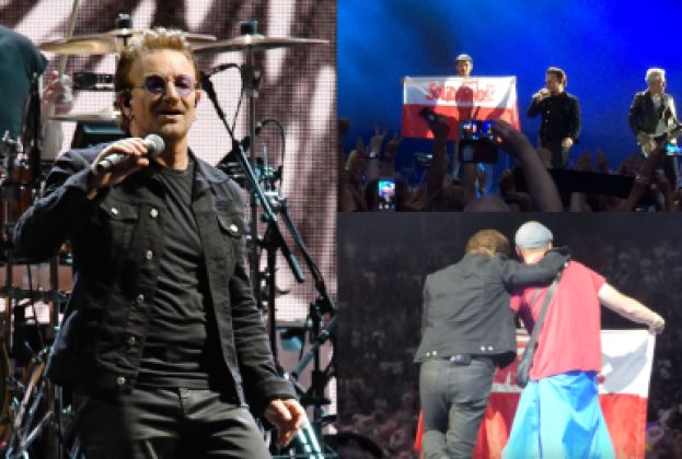 Bono podczas koncertu w Amsterdamie zaapelował o WOLNOŚĆ DLA POLSKI: "Naszym braciom i siostrom zabiera się wolność"