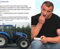 Pudzianowi ukradziono traktor!