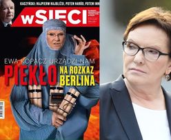 Ewa Kopacz jako... terrorystka ISIS na okładce "wSieci"!