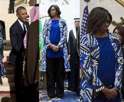 Michelle Obama wywołała skandal w Arabii Saudyjskiej, bo... nie założyła chusty!