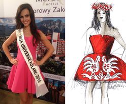 Projekt "SUKNI NARODOWEJ" dla Miss Polonii! Ładna czy straszna?