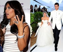 Były maż Kardashian sprzedał pierścionek zaręczynowy Kim! Za 620 000!