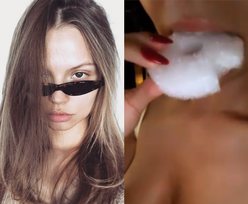 Magdalena Frąckowiak gryzie i zgniata gąbki na Instagramie. Znów zaatakowała fana!