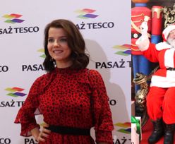 Jabłczyńska promuje supermarket nogami i sztucznym uśmiechem