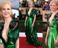 Głęboki dekolt Nicole Kidman na czerwonym dywanie