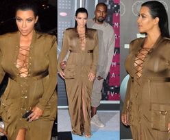 Co się stało z brzuchem Kim Kardashian? (ZDJĘCIA)