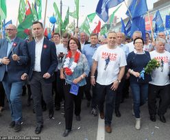 Tomasz Lis z córką, Ryszard Petru z "polityczną dziewicą" i rozbawieni politycy na Marszu Wolności (ZDJĘCIA)