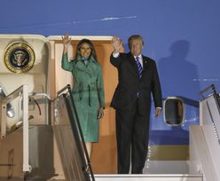 Donald, Melania i Ivanka Trump wylądowali w Warszawie! (ZDJĘCIA)