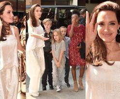 Angelina Jolie z dziećmi na festiwalu filmowym w Toronto (ZDJĘCIA)
